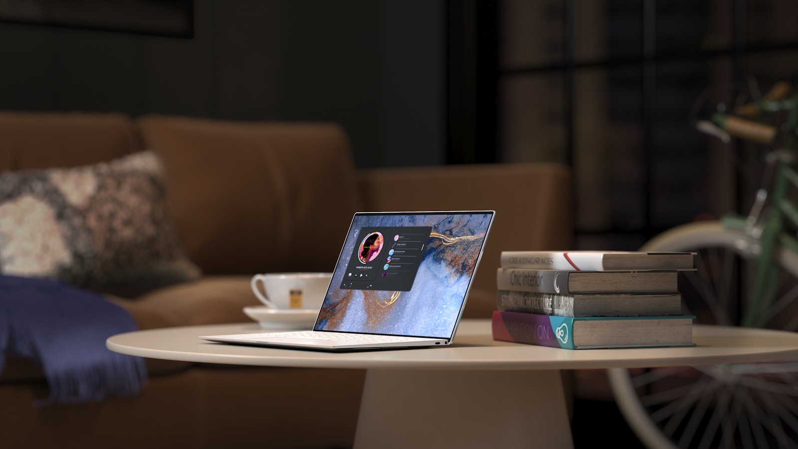 Professional working remotely from a quiet home office with daylight